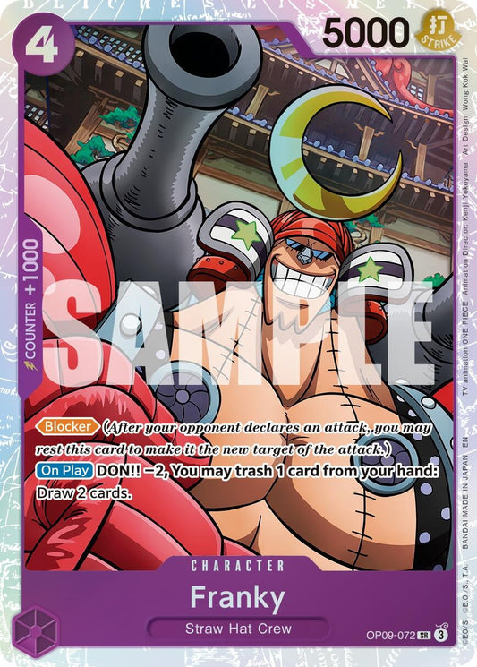 Franky - OP09-072 (Reprint) (OP09-072) (Premium Booster -The Best- Vol. 2)