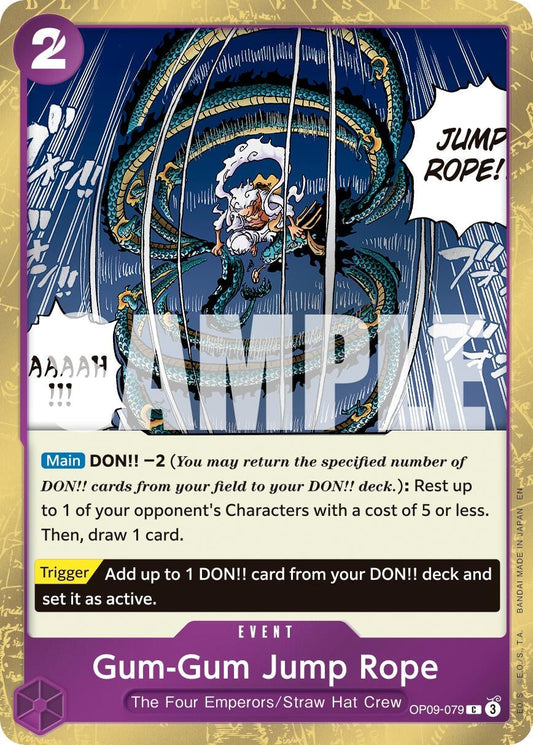 Gum-Gum Jump Rope (Pirate Foil) (OP09-079) (Premium Booster -The Best- Vol. 2)