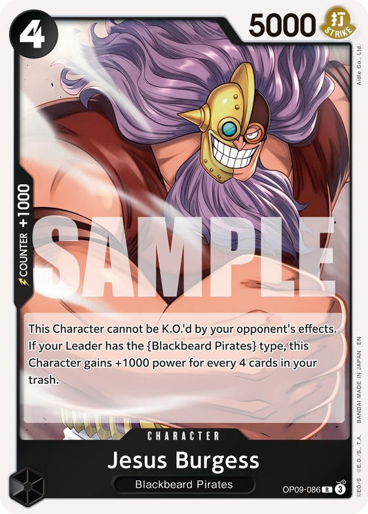 Jesus Burgess (Reprint) (OP09-086) (Premium Booster -The Best- Vol. 2)