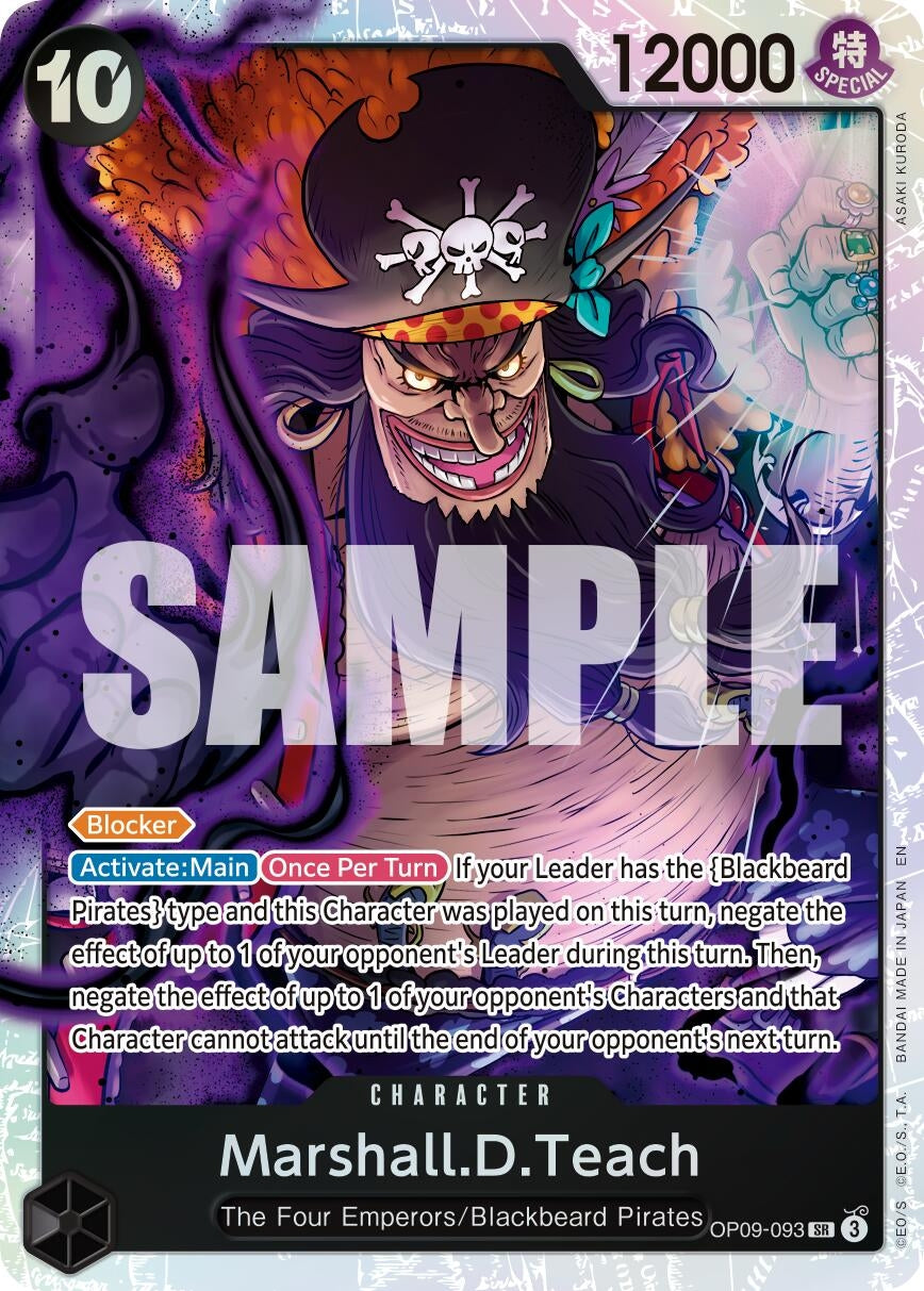 Marshall.D.Teach - OP09-093 (Reprint) (OP09-093) (Premium Booster -The Best- Vol. 2)