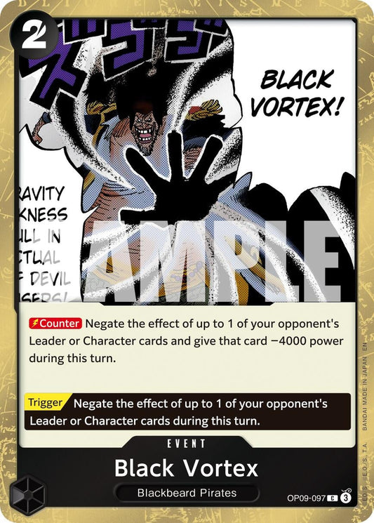 Black Vortex (Pirate Foil) (OP09-097) (Premium Booster -The Best- Vol. 2)