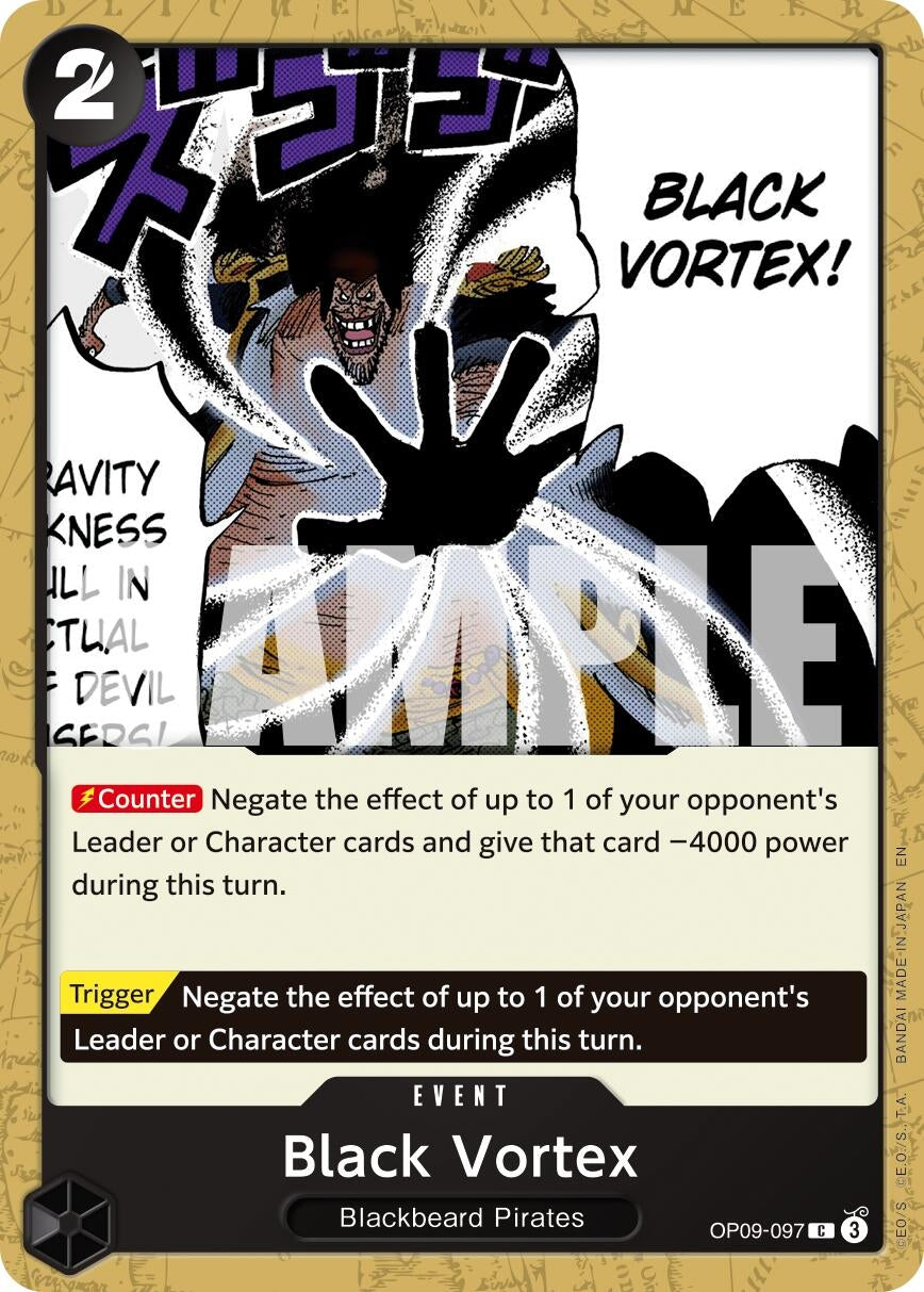 Black Vortex (Reprint) (OP09-097) (Premium Booster -The Best- Vol. 2)