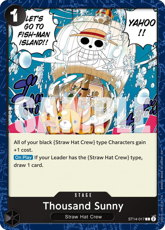 Thousand Sunny (Reprint) (ST14-017) (Premium Booster -The Best- Vol. 2)