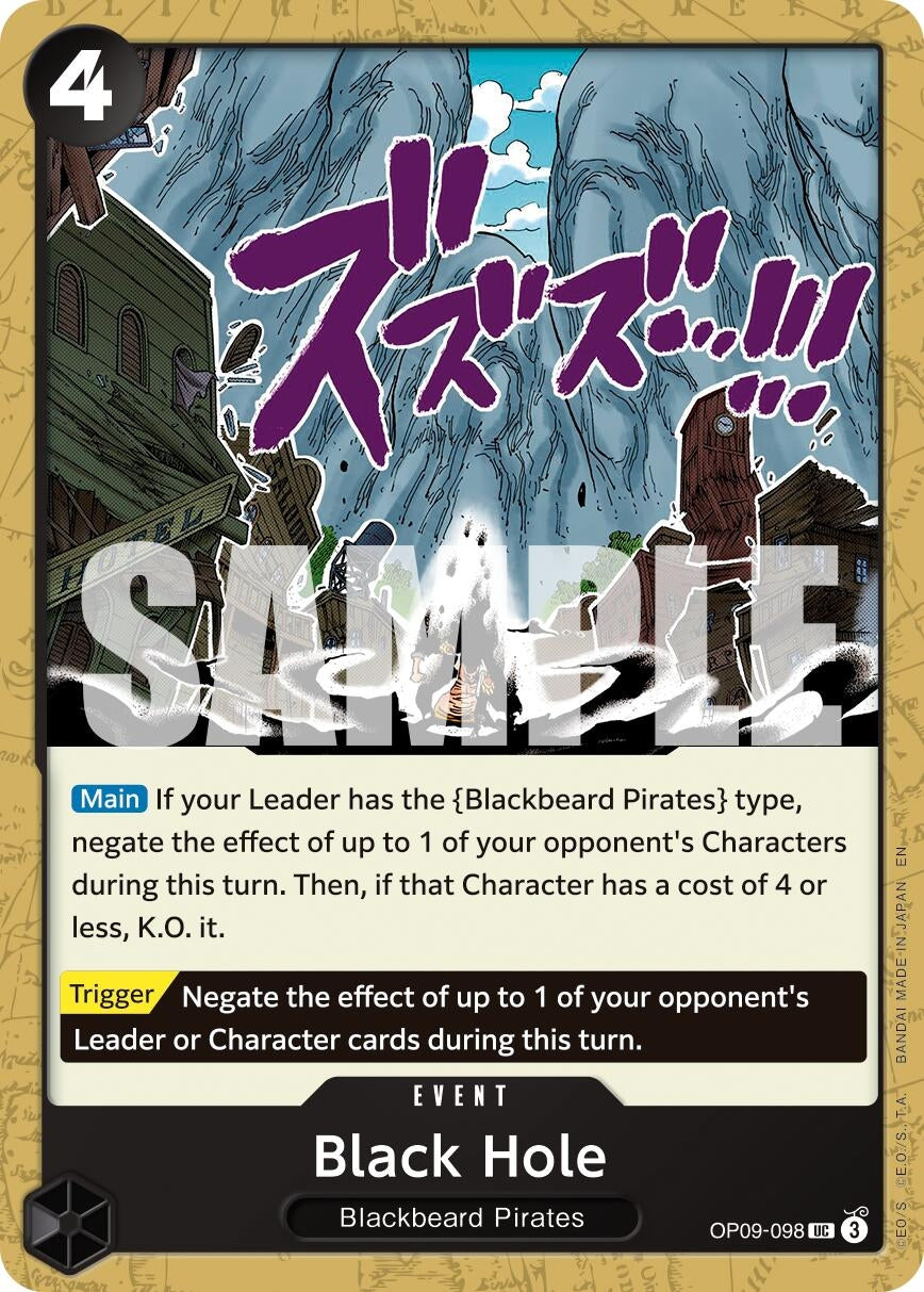 Black Hole (Reprint) (OP09-098) (Premium Booster -The Best- Vol. 2)