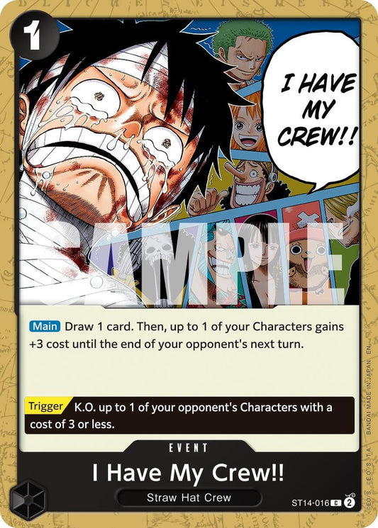 I Have My Crew!! (Reprint) (ST14-016) (Premium Booster -The Best- Vol. 2)