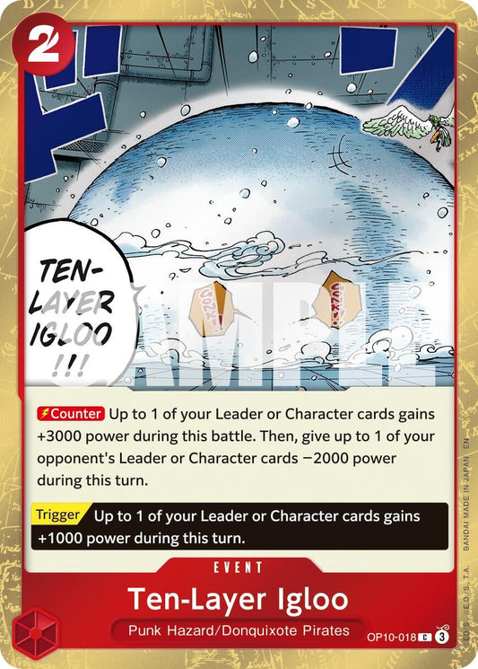 Ten-Layer Igloo (Pirate Foil) (OP10-018) (Premium Booster -The Best- Vol. 2)