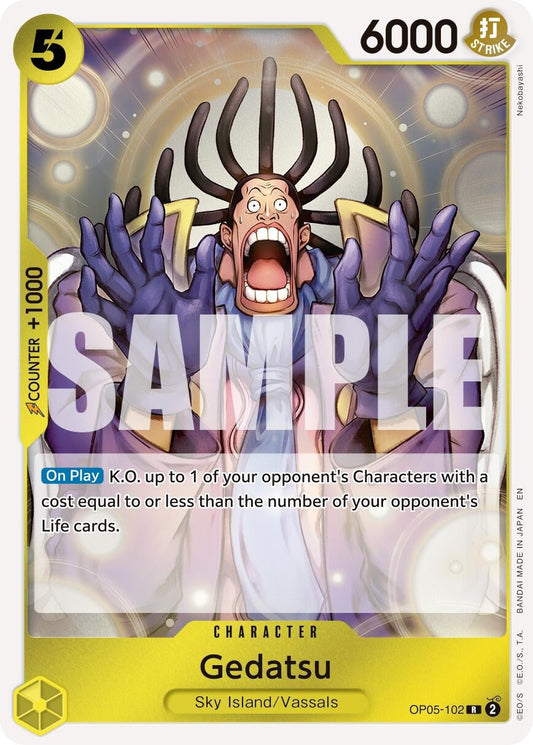 Gedatsu (Reprint) (OP05-102) (Premium Booster -The Best- Vol. 2)