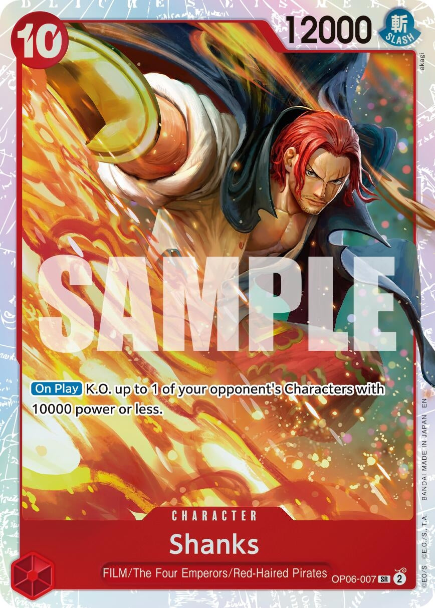 Shanks (Reprint) (OP06-007) (Premium Booster -The Best- Vol. 2)