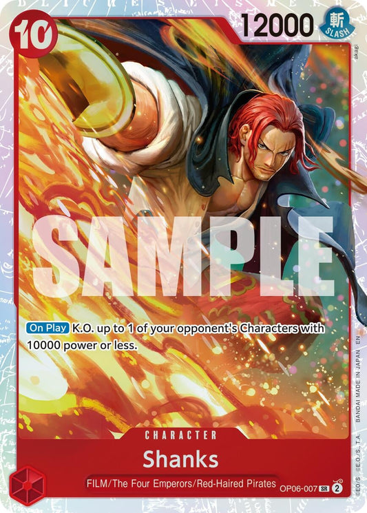 Shanks (Reprint) (OP06-007) (Premium Booster -The Best- Vol. 2)
