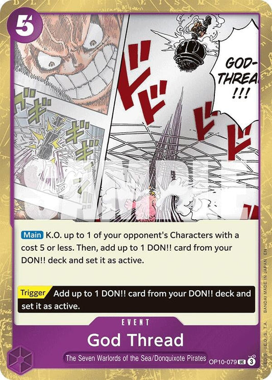 God Thread (Pirate Foil) (OP10-079) (Premium Booster -The Best- Vol. 2)