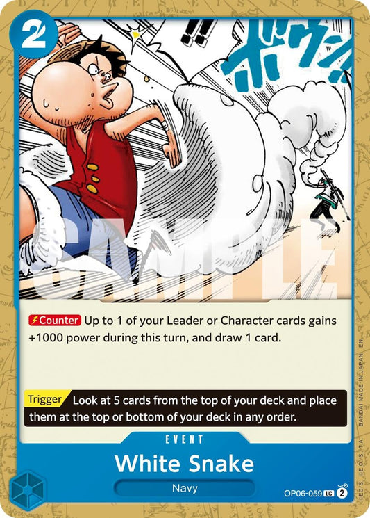 White Snake (Reprint) (OP06-059) (Premium Booster -The Best- Vol. 2)
