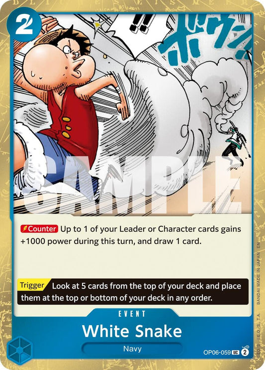 White Snake (Pirate Foil) (OP06-059) (Premium Booster -The Best- Vol. 2)