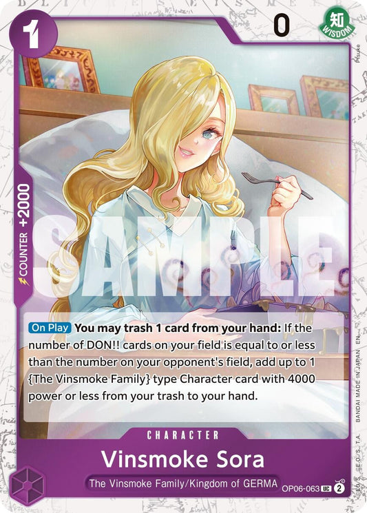 Vinsmoke Sora (Pirate Foil) (OP06-063) (Premium Booster -The Best- Vol. 2)