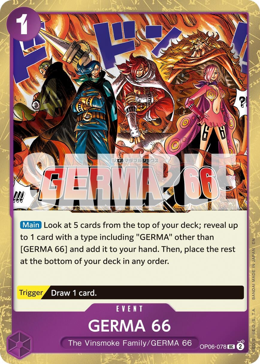 GERMA 66 (Pirate Foil) (OP06-078) (Premium Booster -The Best- Vol. 2)