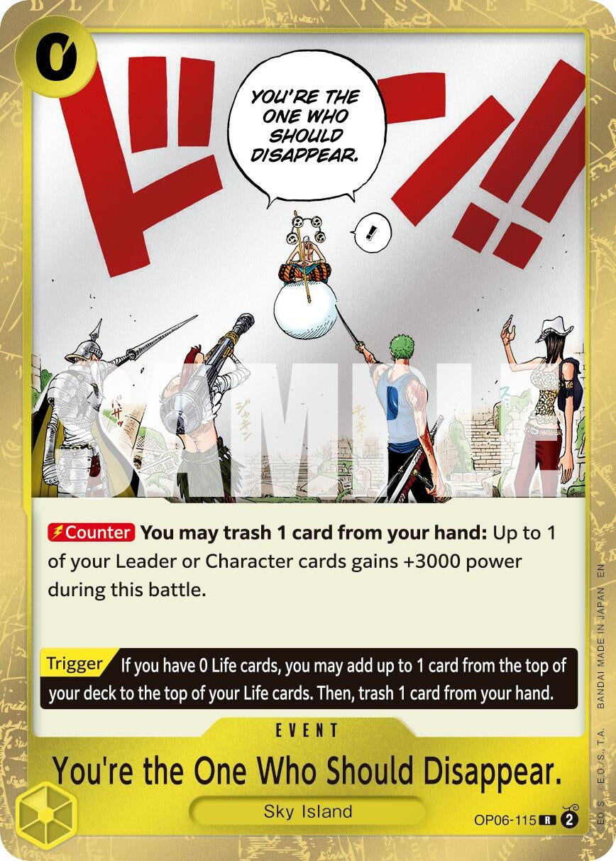 You're the One Who Should Disappear (Reprint) (OP06-115) (Premium Booster -The Best- Vol. 2)