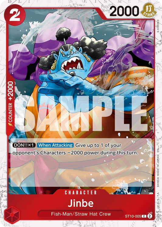Jinbe - ST10-005 (Pirate Foil) (ST10-005) (Premium Booster -The Best- Vol. 2)
