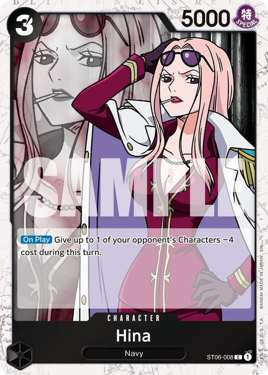 Hina (Pirate Foil) (ST06-008) (Premium Booster -The Best- Vol. 2)