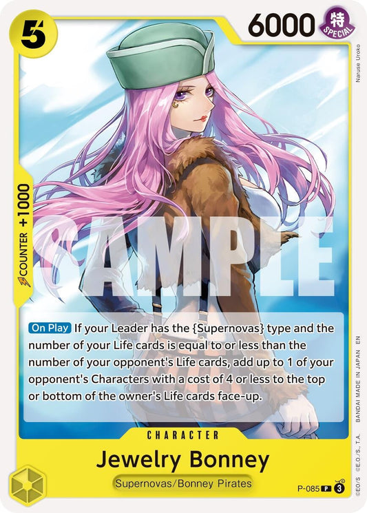 Jewelry Bonney - P-085 (Reprint) (P-085) (Premium Booster -The Best- Vol. 2)