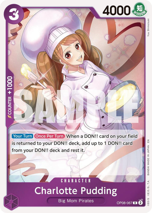 Charlotte Pudding - OP08-067 (Reprint) (OP08-067) (Premium Booster -The Best- Vol. 2)