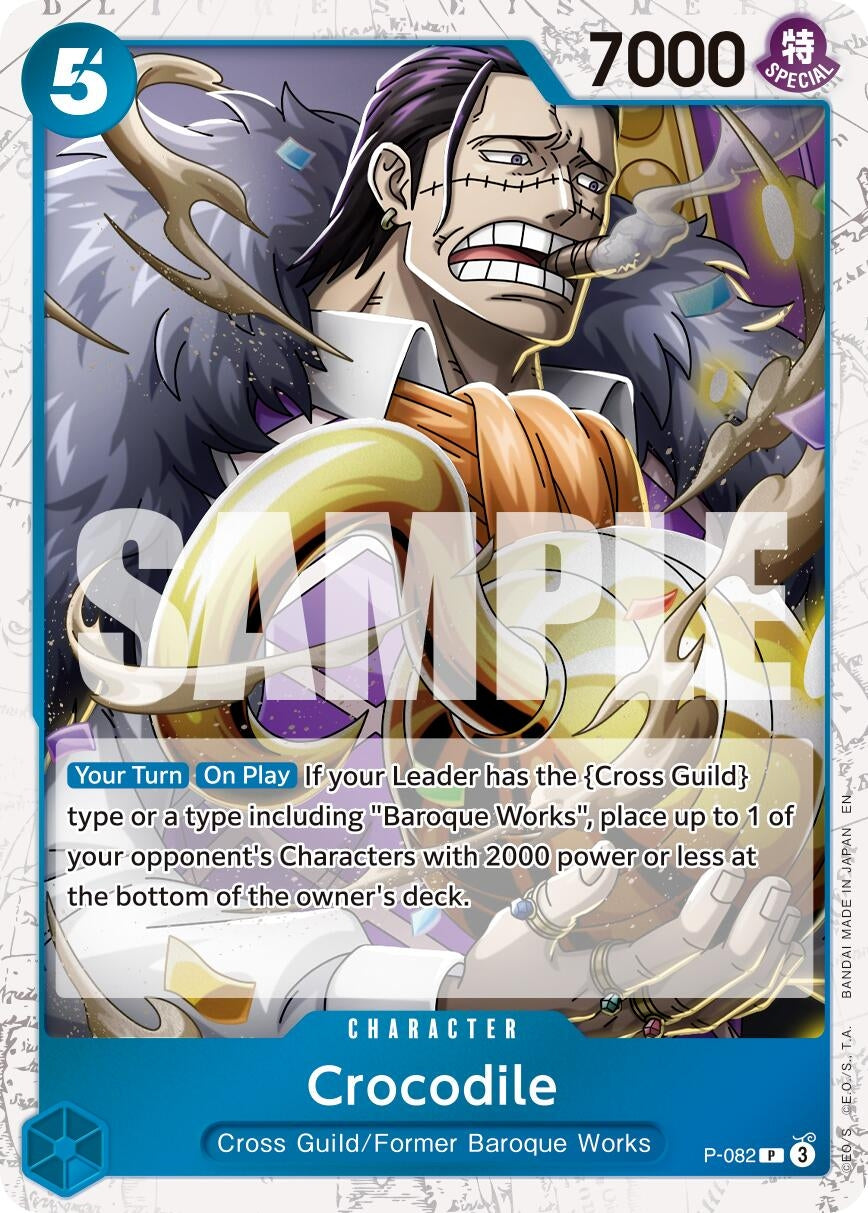 Crocodile - P-082 (Pirate Foil) (P-082) (Premium Booster -The Best- Vol. 2)