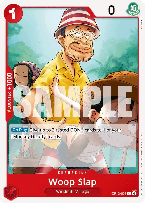 Image for Woop Slap (OP13-006) (Carrying On His Will) - One Piece Card Game
