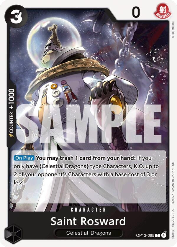 Image for Saint Rosward (OP13-095) (Carrying On His Will) - One Piece Card Game