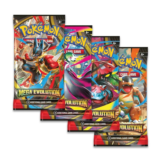 Image for Mega Evolution Booster Pack Art Bundle [Set of 4] - Pokemon