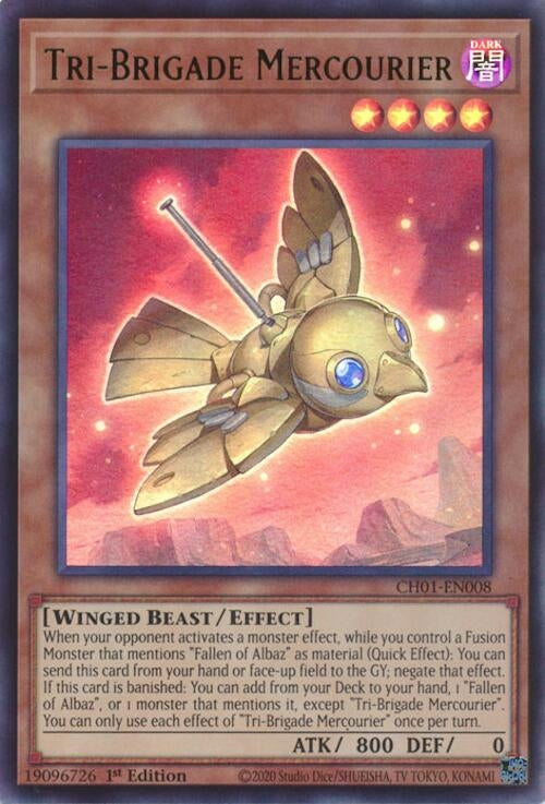 Image for Tri-Brigade Mercourier (CH01-EN008) (THE CHRONICLES DECK: The Fallen & The Virtuous (All-Foil Edition)) - YuGiOh