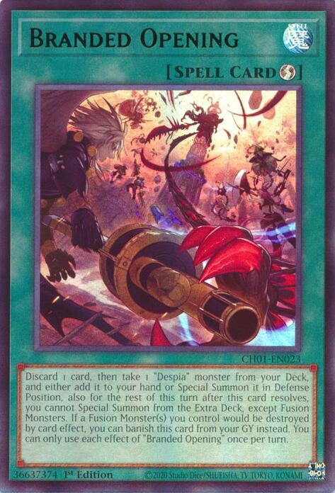 Image for Branded Opening (CH01-EN023) (THE CHRONICLES DECK: The Fallen & The Virtuous (All-Foil Edition)) - YuGiOh
