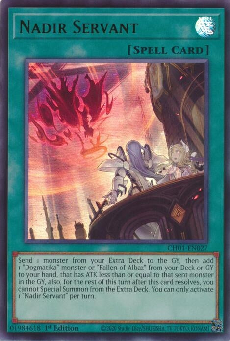 Image for Nadir Servant (CH01-EN027) (THE CHRONICLES DECK: The Fallen & The Virtuous (All-Foil Edition)) - YuGiOh