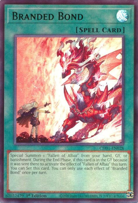 Image for Branded Bond (CH01-EN028) (THE CHRONICLES DECK: The Fallen & The Virtuous (All-Foil Edition)) - YuGiOh