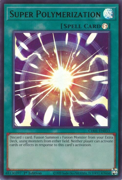 Image for Super Polymerization (CH01-EN033) (THE CHRONICLES DECK: The Fallen & The Virtuous (All-Foil Edition)) - YuGiOh