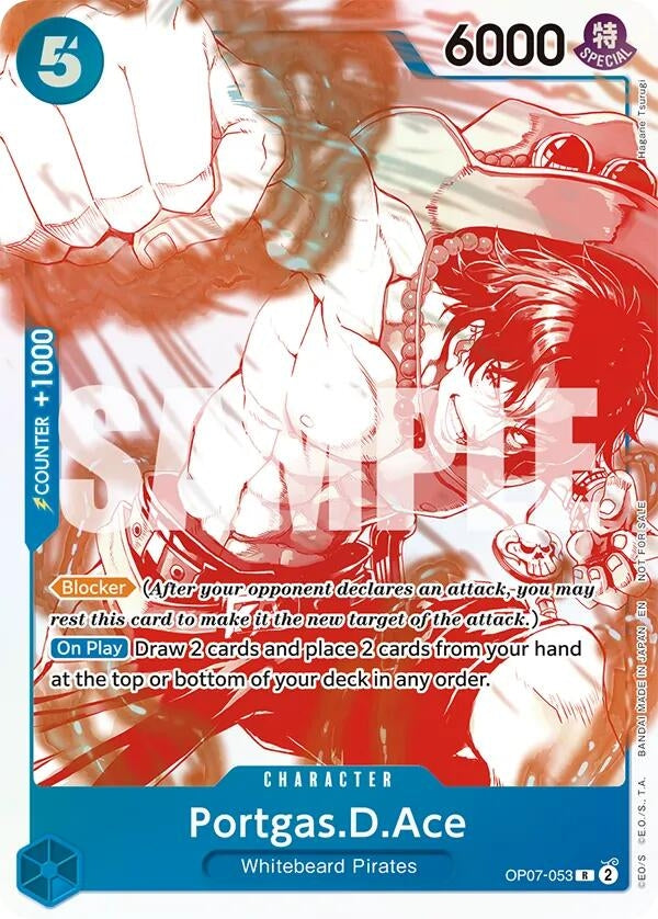 Image for Portgas.D.Ace - OP07-053 (3rd Anniversary Treasure Campaign Pack) (OP07-053) (One Piece Promotion Cards) - One Piece Card Game