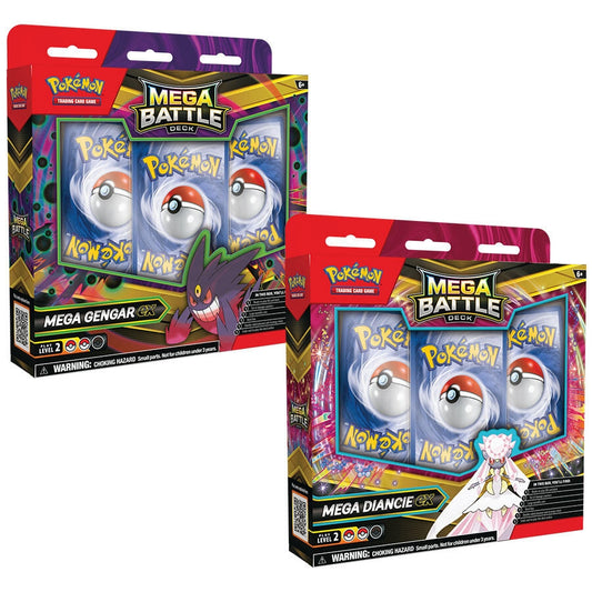 Image for Mega Battle Deck: Mega Gengar ex/Mega Diancie ex [Set of 2] - Pokemon