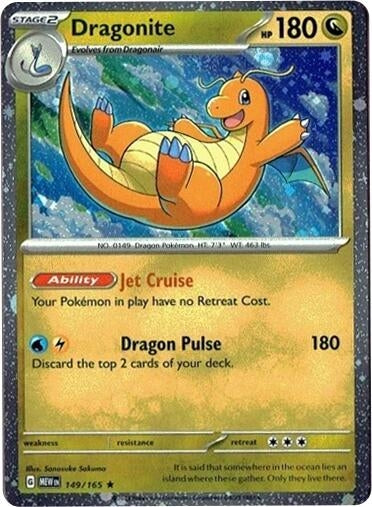 Image for Dragonite 149/165 (Cosmos Holo) (149/165) - Pokemon