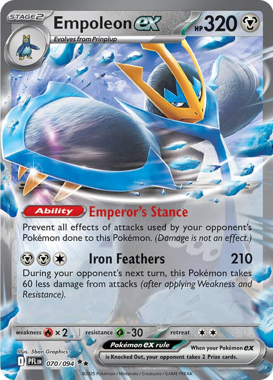 Empoleon ex (070/094) (ME02: Phantasmal Flames)