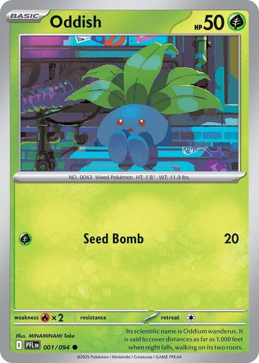 Oddish (001/094) (ME02: Phantasmal Flames)