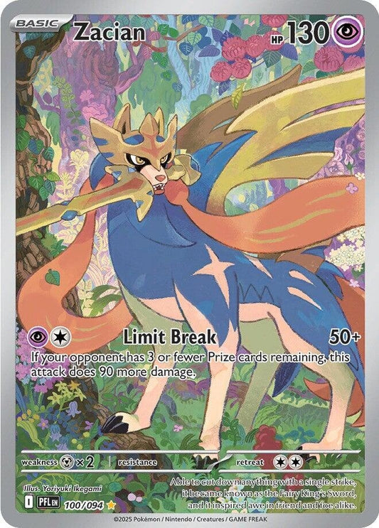 Zacian (100/094) (ME02: Phantasmal Flames)