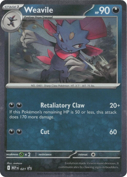 Image for Weavile (Cosmos Holo) (021) - Pokemon