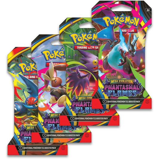 Image for Phantasmal Flames Sleeved Booster Pack Art Bundle [Set of 4] - Pokemon