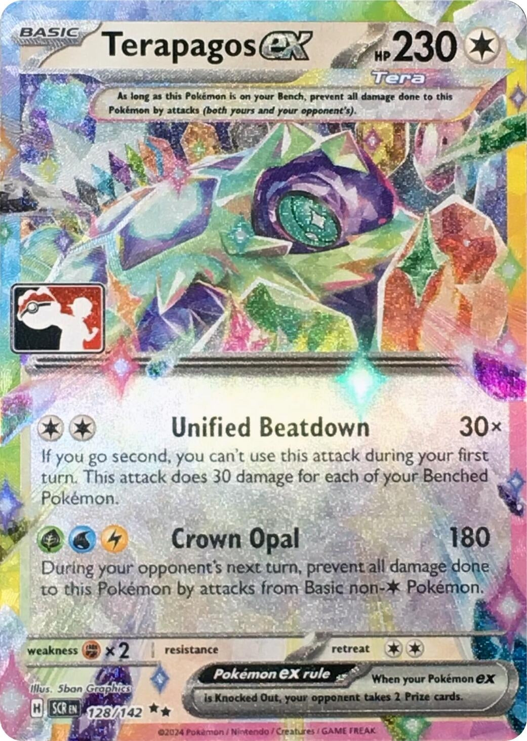 Image for Terapagos ex - 128/142 (Series 7) (128/142) - Pokemon