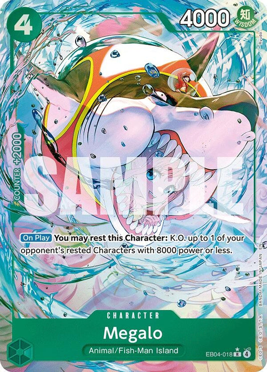 Image for Megalo (Alternate Art) (EB04-018) (The Azure Sea's Seven) - One Piece Card Game