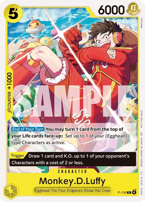 Image for Monkey.D.Luffy (Store Tournament 2025 Vol. 4) (P-106) (One Piece Promotion Cards) - One Piece Card Game