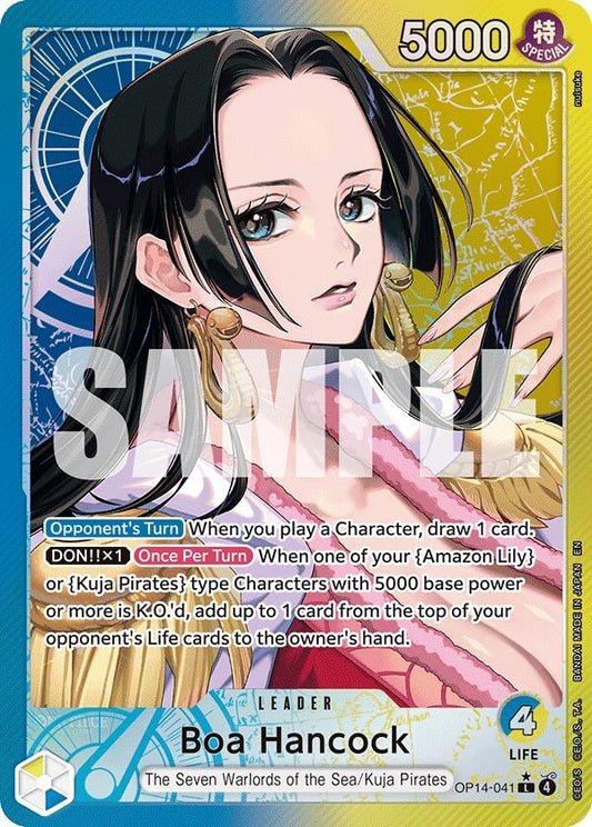 Image for Boa Hancock - OP14-041 (Alternate Art) (OP14-041) (The Azure Sea's Seven) - One Piece Card Game