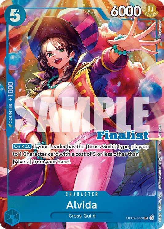 Image for Alvida (CS 25-26 Finalist Card Set 2) (OP09-043) (One Piece Promotion Cards) - One Piece Card Game