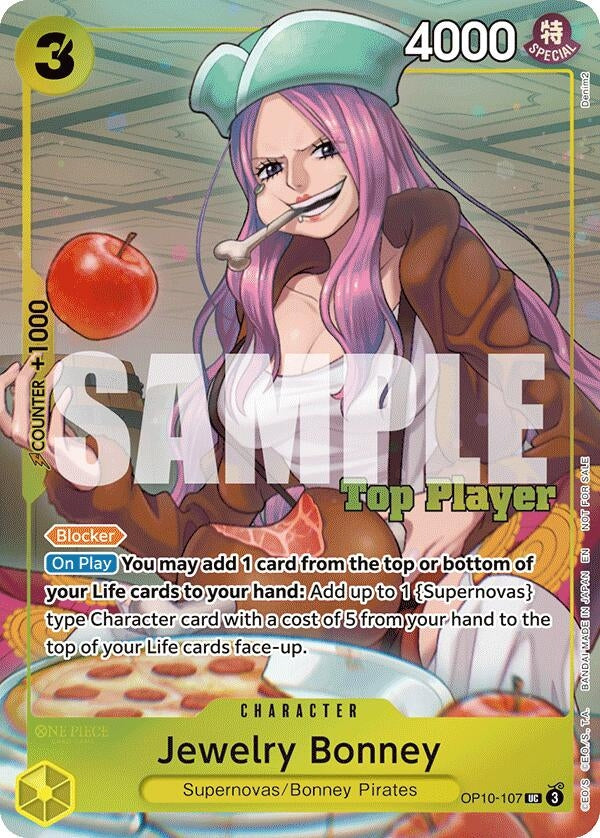 Image for Jewelry Bonney (CS 25-26 Top Player Pack Vol. 2) (OP10-107) (One Piece Promotion Cards) - One Piece Card Game