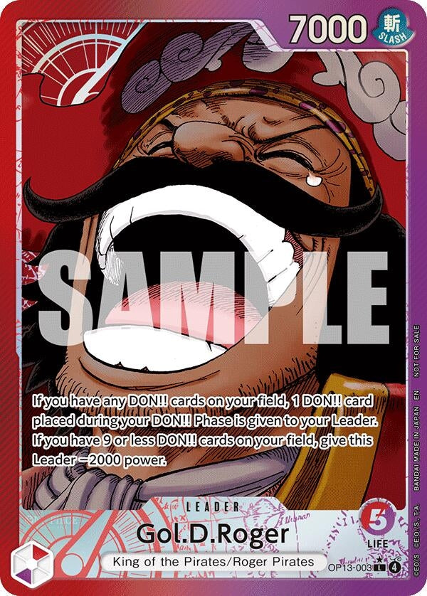 Image for Gol.D.Roger (Jumbo) (OP13-003) (One Piece Promotion Cards) - One Piece Card Game