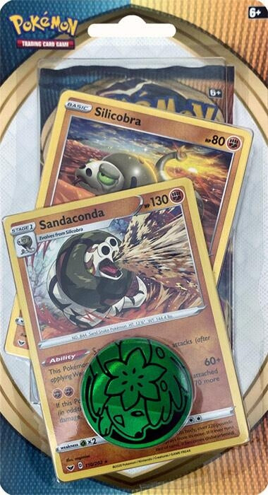 Image for Sword & Shield Single Blister Pack [Silicobra & Sandaconda] - Pokemon