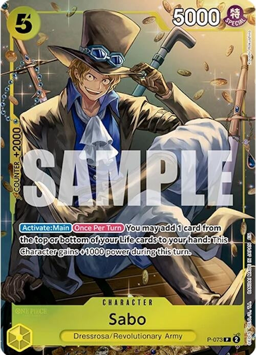 Image for Sabo (Tin Pack Set Vol. 2) (P-073) (One Piece Promotion Cards) - One Piece Card Game