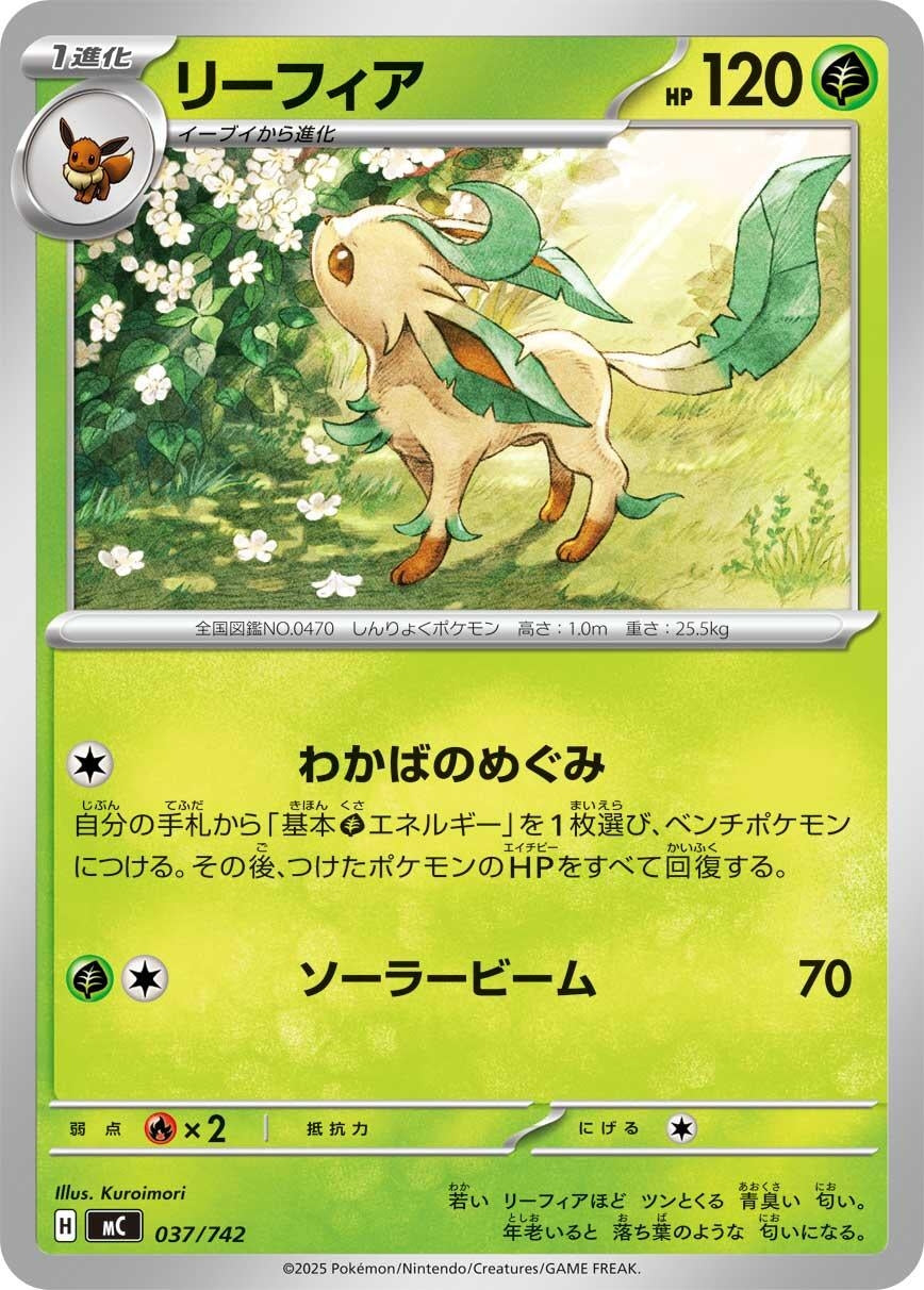 Image for Leafeon (037/742) (Start Deck 100 Battle Collection) - Pokemon Japan